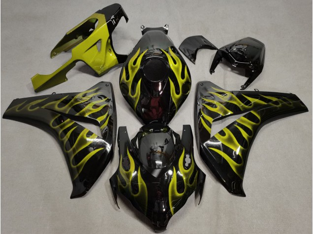 Gelb Flamme 2008-2011 Honda CBR1000RR Motorrad Verkleidungen Gelb Flamme 2008-2011 Honda CBR1000RR Motorrad Verkleidungen