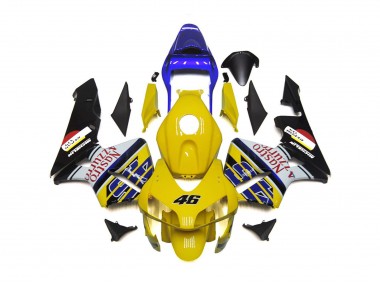 Gelb Nastro Azzurro 46 2003-2004 Honda CBR600RR Motorrad Verkleidungen