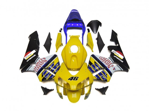 Gelb Nastro Azzurro 46 2003-2004 Honda CBR600RR Motorrad Verkleidungen Gelb Nastro Azzurro 46 2003-2004 Honda CBR600RR Motorrad Verkleidungen