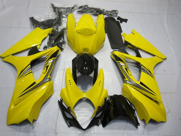 Gelb OEM Stil 2007-2008 Suzuki GSXR 1000 Motorrad Verkleidungen Gelb OEM Stil 2007-2008 Suzuki GSXR 1000 Motorrad Verkleidungen