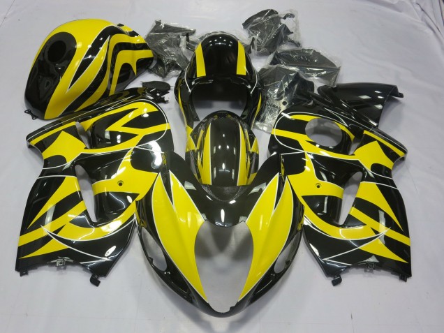 Gelb & Schwarz 1997-2007 Suzuki GSXR 1300 Motorrad Verkleidungen Gelb & Schwarz 1997-2007 Suzuki GSXR 1300 Motorrad Verkleidungen