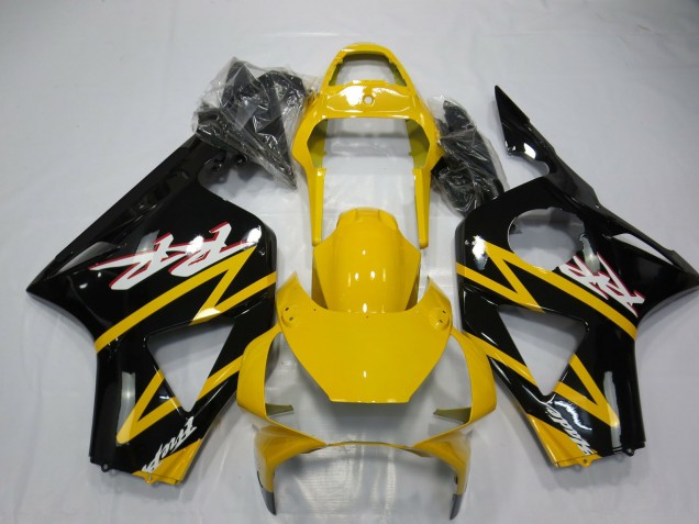 Gelb & Schwarz 2002-2003 Honda CBR954RR Motorrad Verkleidungen Gelb & Schwarz 2002-2003 Honda CBR954RR Motorrad Verkleidungen