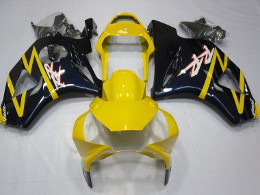 Gelb Schwarz 2002-2003 Honda CBR954RR Motorrad Verkleidungen