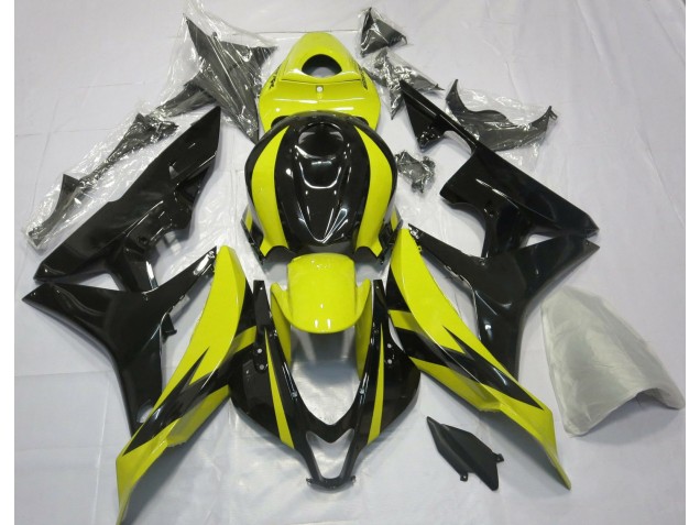 Gelb & Schwarz OEM Design 2007-2008 Honda CBR600RR Motorrad Verkleidungen Gelb & Schwarz OEM Design 2007-2008 Honda CBR600RR Motorrad Verkleidungen