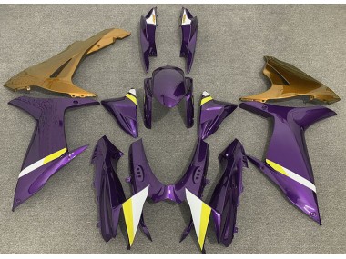 Glanz Lila & Gold 2011-2024 Suzuki GSXR 600-750 Motorrad Verkleidungen