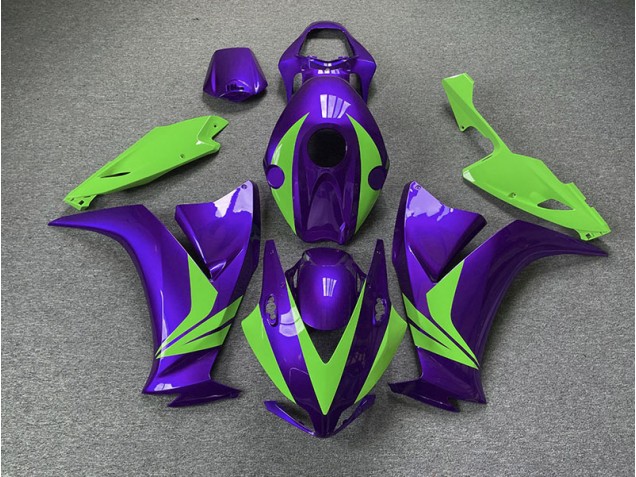 Glanz Lila & Grün 2012-2016 Honda CBR1000RR Motorrad Verkleidungen Glanz Lila & Grün 2012-2016 Honda CBR1000RR Motorrad Verkleidungen