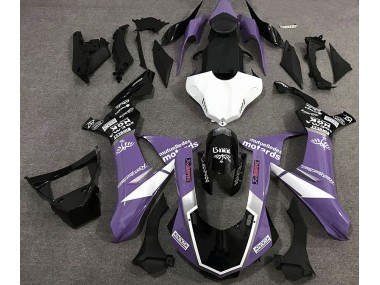 Glanz Lila Logo-Stil 2015-2019 Yamaha R1 Motorrad Verkleidungen