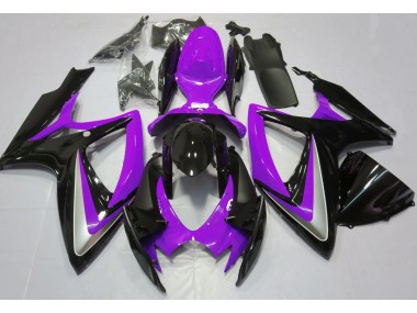 Glanz Lila Ohne Abzeichen 2006-2007 Suzuki GSXR 600-750 Motorrad Verkleidungen