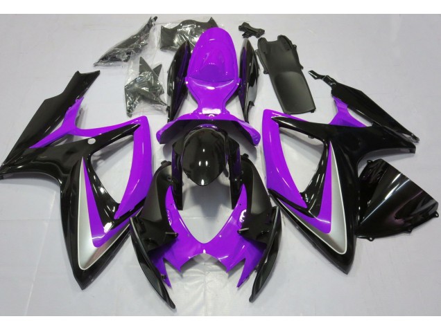Glanz Lila Ohne Abzeichen 2006-2007 Suzuki GSXR 600-750 Motorrad Verkleidungen Glanz Lila Ohne Abzeichen 2006-2007 Suzuki GSXR 600-750 Motorrad Verkleidungen