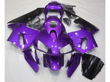 Glanz Lila Schlicht 2003-2004 Honda CBR600RR Motorrad Verkleidungen
