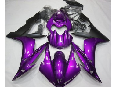 Glanz Lila & Schwarz 2004-2006 Yamaha R1 Motorrad Verkleidungen