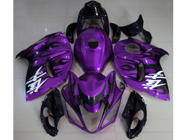 Glanz Lila & Schwarz 2008-2020 Suzuki GSXR 1300 Motorrad Verkleidungen