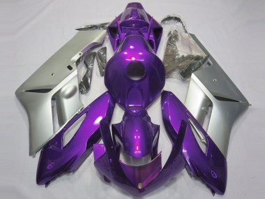 Glanz Lila & Silber 2004-2005 Honda CBR1000RR Motorrad Verkleidungen
