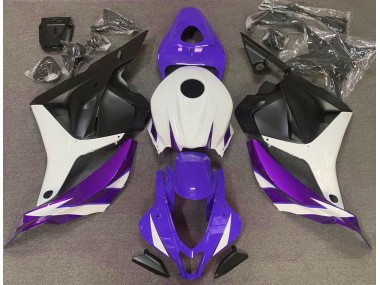 Glanz Lila Weiß & Violett 2009-2012 Honda CBR600RR Motorrad Verkleidungen