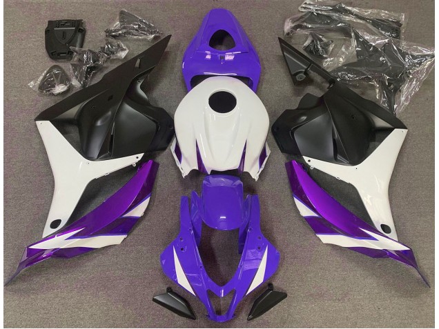 Glanz Lila Weiß & Violett 2009-2012 Honda CBR600RR Motorrad Verkleidungen Glanz Lila Weiß & Violett 2009-2012 Honda CBR600RR Motorrad Verkleidungen