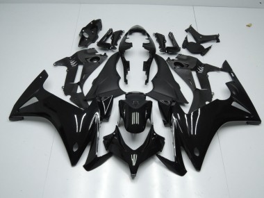 Glanz & Matt Schwarz 2013-2015 Honda CBR500RR Motorrad Verkleidungen
