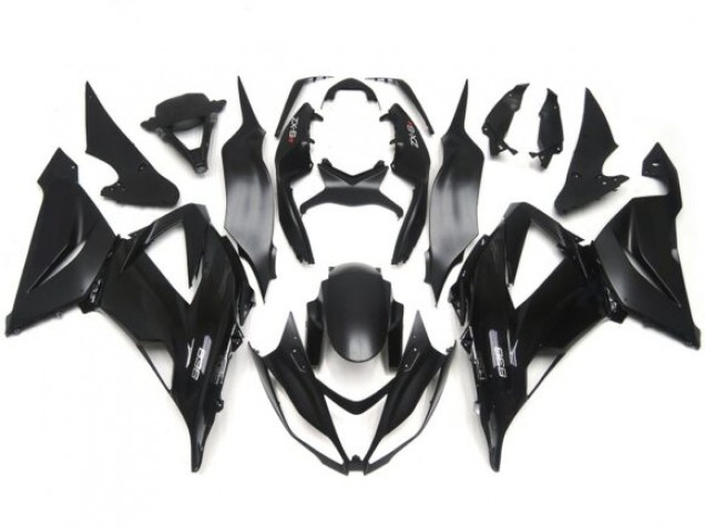 Glanz/Matt Schwarz Einfache Glatte Aufkleber 2013-2018 Kawasaki ZX6R Motorrad Verkleidungen Glanz/Matt Schwarz Einfache Glatte Aufkleber 2013-2018 Kawasaki ZX6R Motorrad Verkleidungen