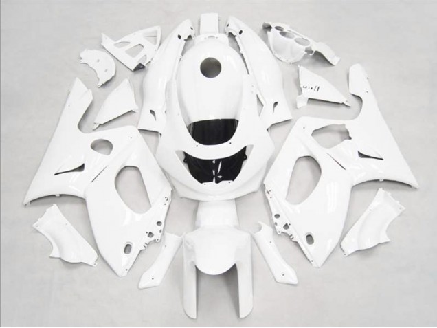 Glänzend Weiß 1998-2007 Yamaha YZF600 Motorrad Verkleidungen Glänzend Weiß 1998-2007 Yamaha YZF600 Motorrad Verkleidungen