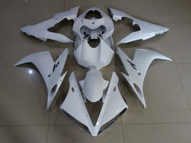 Glänzend Weiß 2004-2006 Yamaha R1 Motorrad Verkleidungen Glänzend Weiß 2004-2006 Yamaha R1 Motorrad Verkleidungen