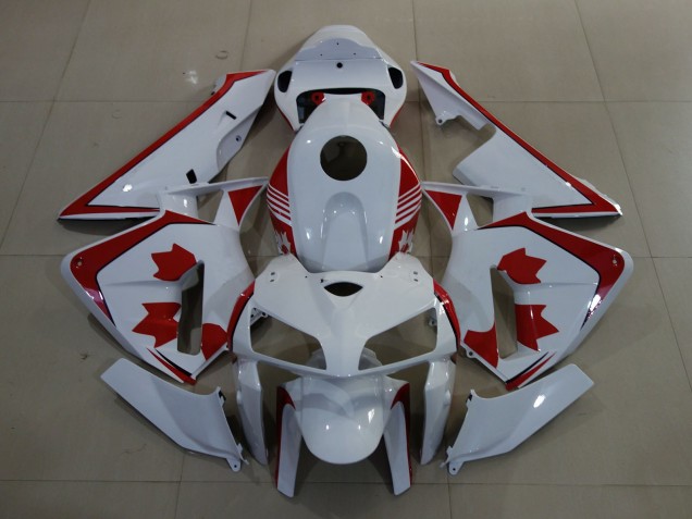 Glänzend Weiß 2005-2006 Honda CBR600RR Motorrad Verkleidungen Glänzend Weiß 2005-2006 Honda CBR600RR Motorrad Verkleidungen