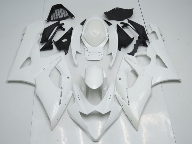 Glänzend Weiß 2005-2006 Suzuki GSXR 1000 Motorrad Verkleidungen Glänzend Weiß 2005-2006 Suzuki GSXR 1000 Motorrad Verkleidungen