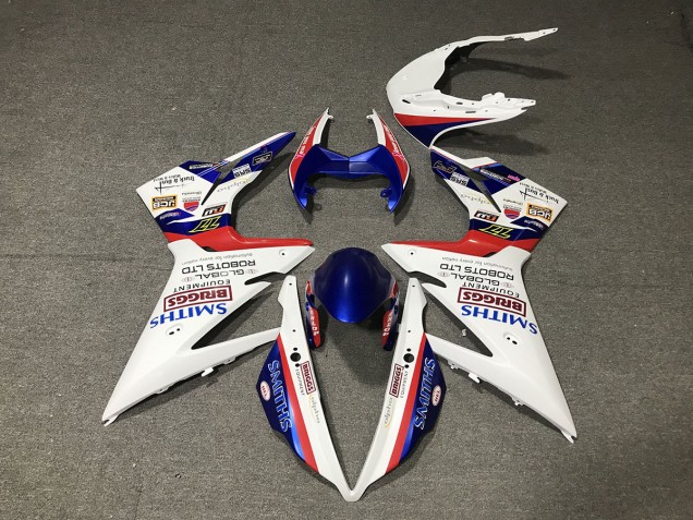 Glänzend Weiß 2013-2016 Triumph Daytona 675 Motorrad Verkleidungen Glänzend Weiß 2013-2016 Triumph Daytona 675 Motorrad Verkleidungen