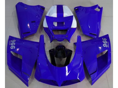 Glänzend Blau 1993-2005 Ducati 996 748 916 998 Motorrad Verkleidungen