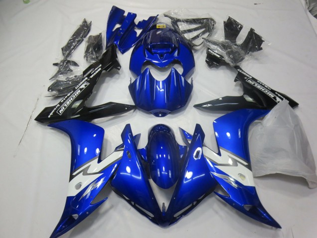 Glänzend Blau Weiß 2004-2006 Yamaha R1 Motorrad Verkleidungen Glänzend Blau Weiß 2004-2006 Yamaha R1 Motorrad Verkleidungen