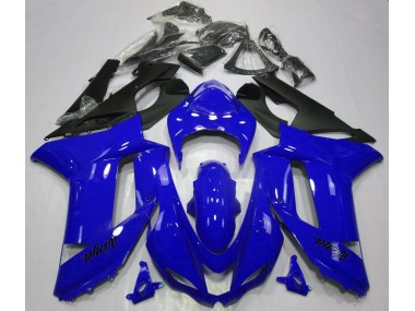 Glänzend Blau 2007-2008 Kawasaki ZX6R Motorrad Verkleidungen
