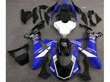 Glänzend Blau Logo-Stil 2015-2019 Yamaha R1 Motorrad Verkleidungen