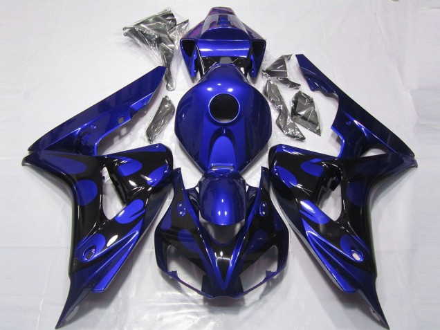 Glänzend Blau & Schwarz 2006-2007 Honda CBR1000RR Motorrad Verkleidungen Glänzend Blau & Schwarz 2006-2007 Honda CBR1000RR Motorrad Verkleidungen