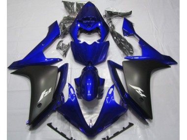 Glänzend Blau & Schwarz 2007-2008 Yamaha R1 Motorrad Verkleidungen