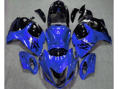 Glänzend Blau & Schwarz 2008-2020 Suzuki GSXR 1300 Motorrad Verkleidungen