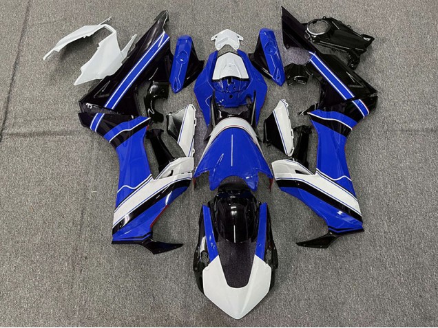 Glänzend Blau Weiß & Schwarz 2017-2023 Honda CBR1000RR Motorrad Verkleidungen Glänzend Blau Weiß & Schwarz 2017-2023 Honda CBR1000RR Motorrad Verkleidungen
