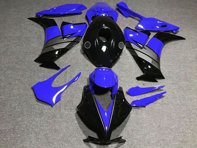Glänzend Blau Schwarz & Grau 2012-2016 Honda CBR1000RR Motorrad Verkleidungen Glänzend Blau Schwarz & Grau 2012-2016 Honda CBR1000RR Motorrad Verkleidungen