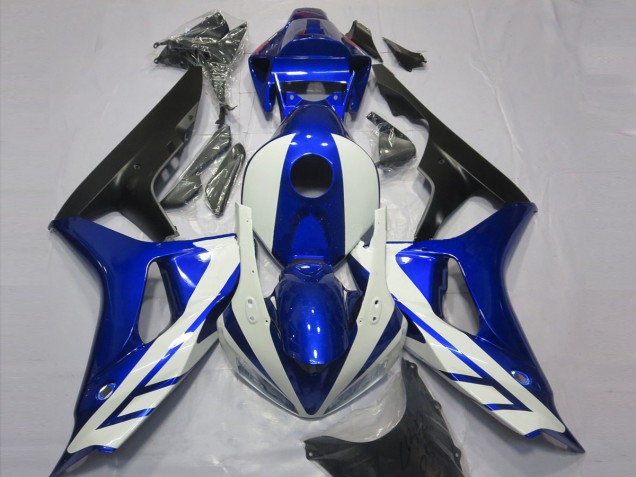 Glänzend Blau & Silber 2006-2007 Honda CBR1000RR Motorrad Verkleidungen Glänzend Blau & Silber 2006-2007 Honda CBR1000RR Motorrad Verkleidungen