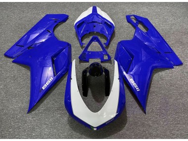 Glänzend Blau Sp 2007-2014 Ducati 848 1098 1198 Motorrad Verkleidungen