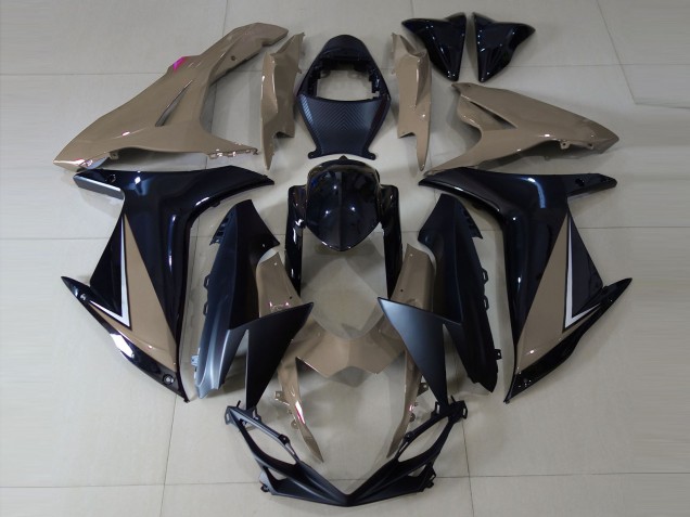 Glänzend Braun & Schwarz 2011-2024 Suzuki GSXR 600-750 Motorrad Verkleidungen Glänzend Braun & Schwarz 2011-2024 Suzuki GSXR 600-750 Motorrad Verkleidungen