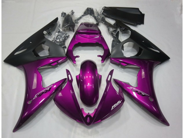 Glänzend Dunkelrosa 2005 Yamaha R6 Motorrad Verkleidungen Glänzend Dunkelrosa 2005 Yamaha R6 Motorrad Verkleidungen
