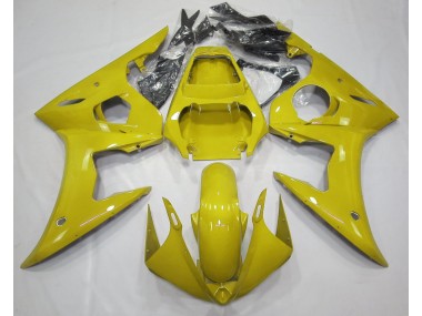 Glänzend Gelb 2003-2004 Yamaha R6 Motorrad Verkleidungen