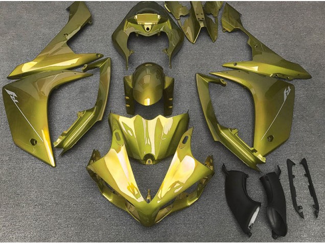 Glänzend Gelb 2007-2008 Yamaha R1 Motorrad Verkleidungen Glänzend Gelb 2007-2008 Yamaha R1 Motorrad Verkleidungen