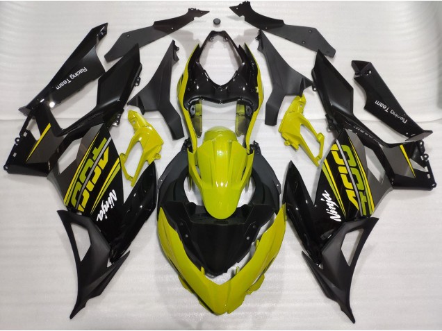 Glänzend Gelb 2018-2023 Kawasaki Ninja 400 Motorrad Verkleidungen Glänzend Gelb 2018-2023 Kawasaki Ninja 400 Motorrad Verkleidungen
