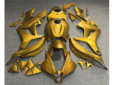 Glänzend Gold Plain 2007-2008 Honda CBR600RR Motorrad Verkleidungen