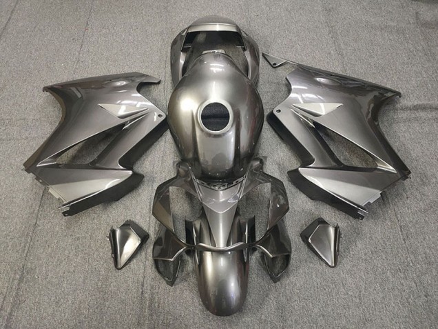 Glänzend Grau 2002-2012 Honda VFR800 Motorrad Verkleidungen Glänzend Grau 2002-2012 Honda VFR800 Motorrad Verkleidungen