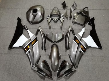 Glänzend Grau & Bronze 2008-2016 Yamaha R6 Motorrad Verkleidungen