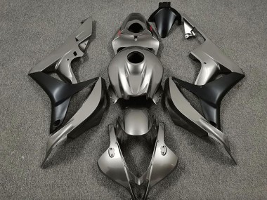 Glänzend Grau & Schwarz 2007-2008 Honda CBR600RR Motorrad Verkleidungen