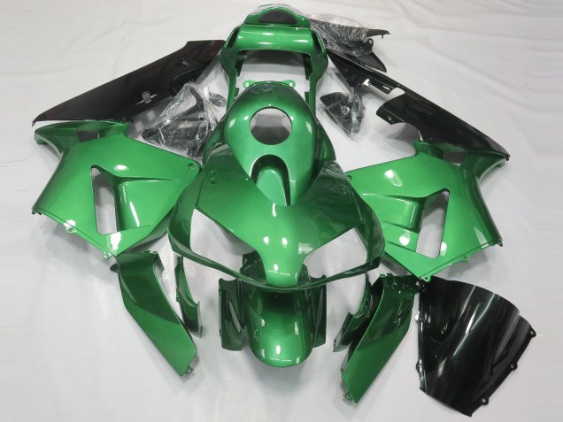 Glänzend Grün 2003-2004 Honda CBR600RR Motorrad Verkleidungen Glänzend Grün 2003-2004 Honda CBR600RR Motorrad Verkleidungen