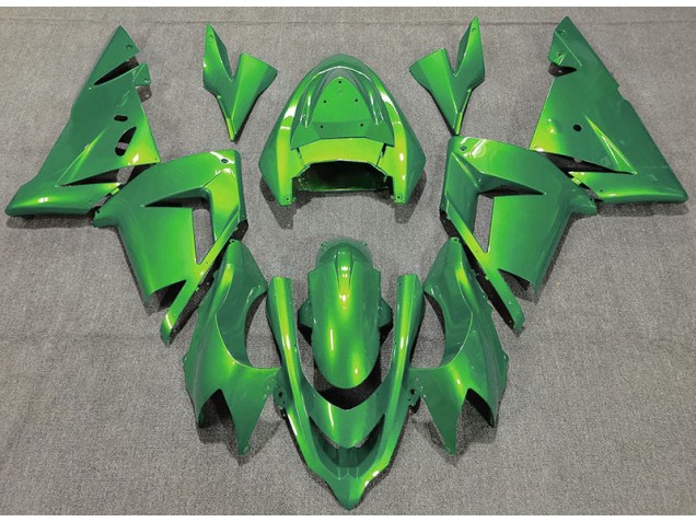 Glänzend Grün 2004-2005 Kawasaki ZX10R Motorrad Verkleidungen Glänzend Grün 2004-2005 Kawasaki ZX10R Motorrad Verkleidungen