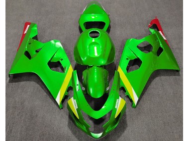 Glänzend Grün 2004-2005 Suzuki GSXR 600-750 Motorrad Verkleidungen