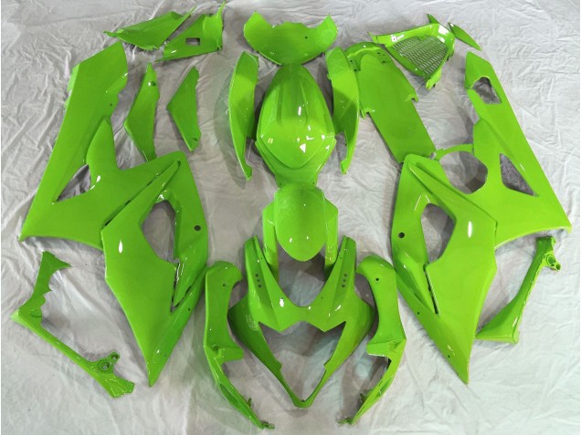 Glänzend Grün 2005-2006 Suzuki GSXR 1000 Motorrad Verkleidungen Glänzend Grün 2005-2006 Suzuki GSXR 1000 Motorrad Verkleidungen